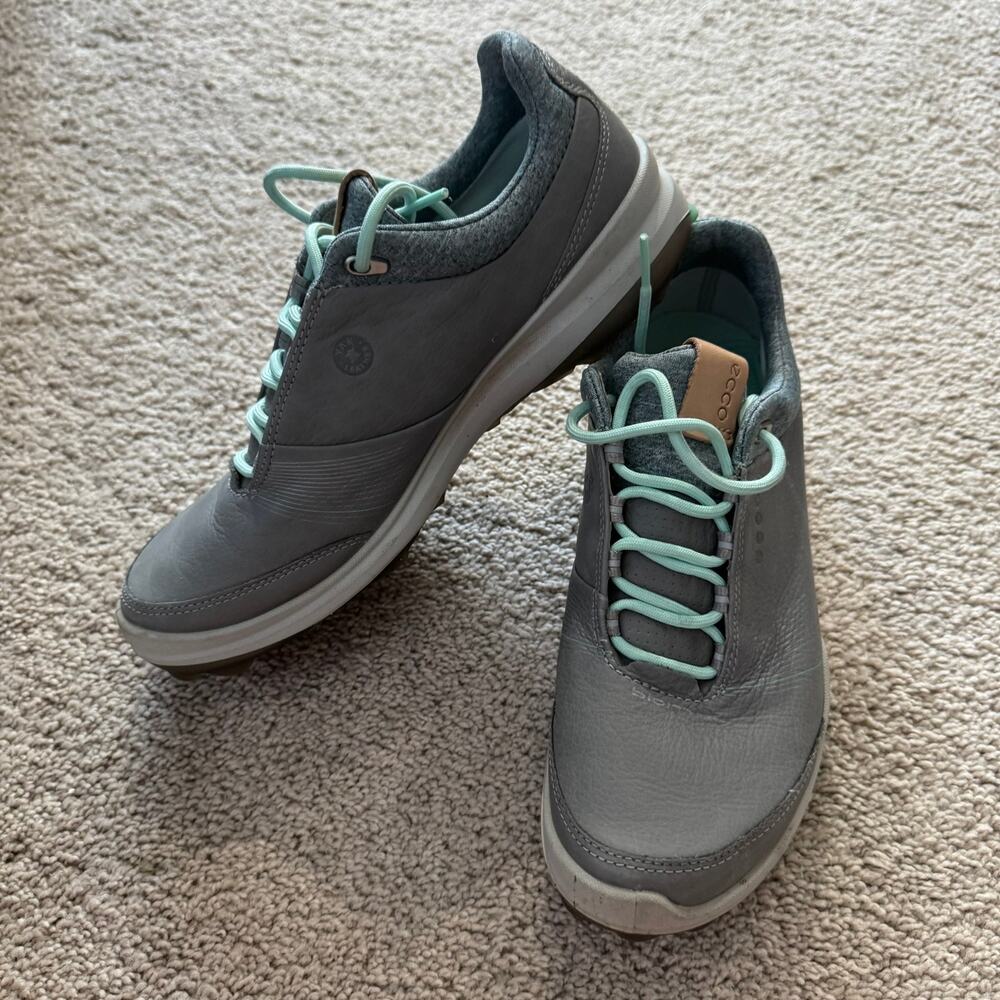 ECCO BIOM Hybrid 3 GTX Spikeless Golf Shoes Lace Up Women's Size 6 Yak Leather